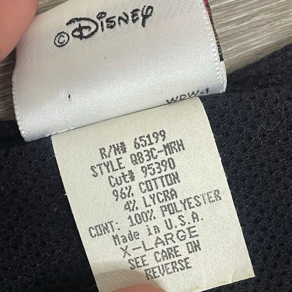 VTG Walt Disney World Mickey Mouse T-Shirt XL Stretchy Leopard Zebra USA - Picture 3 of 6